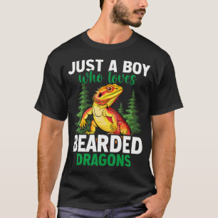 Camiseta Solo un chico que ama los dragones barbudos