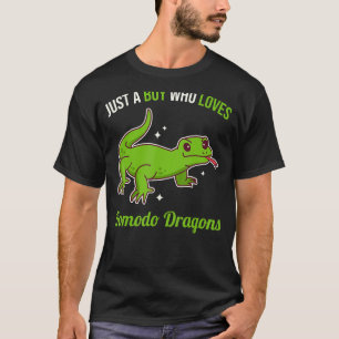 Camiseta Solo un chico que ama los dragones Komodo