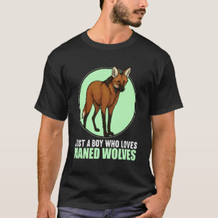 Camiseta Solo un chico que ama los Lobos de Manada Lobo de