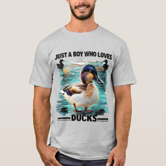 Camiseta Solo un chico que ama los patos - amante del pato