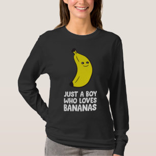 Camiseta Solo un chico que ama los plátanos