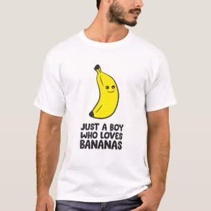 Camiseta Solo un chico que ama los plátanos