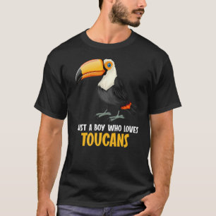 Camiseta Solo un chico que ama los Toucans Toucan