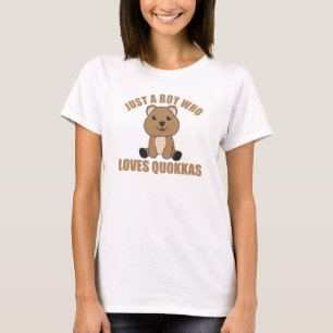 Camiseta Solo un chico que ama Quokkas - Dulce Quokka