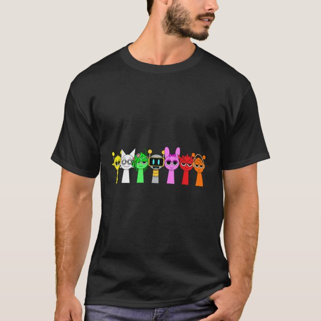 Camiseta Solo un chico que ama Sprunky divertido juego de S (Anverso)