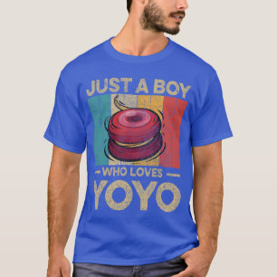 Camiseta Solo un chico que ama Yoyo divertido vintage Yoyo