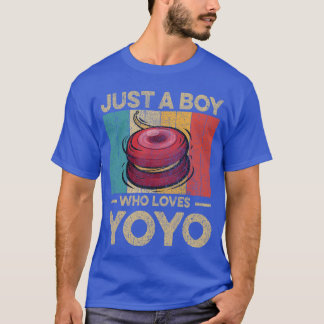 Camiseta Solo un chico que ama Yoyo divertido vintage Yoyo