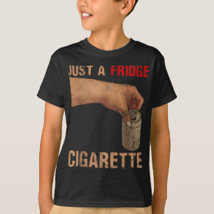 Camiseta Sólo Un Cigarrillo Frigorífico, Sólo Un Cigarrillo