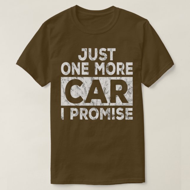 Camiseta Sólo un coche más Prometo el amor mecánico por los (Diseño del anverso)