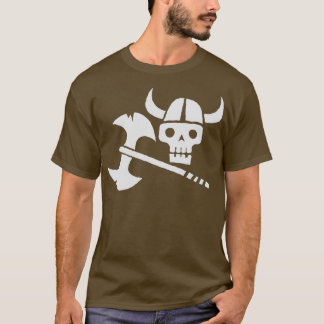 Camiseta Sólo un cráneo viking