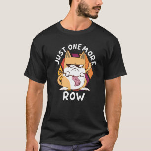 Camiseta Solo un croquetetro de fila más Hook Knitti