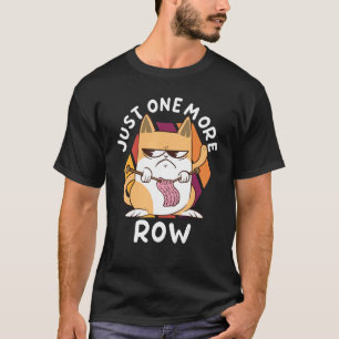 Camiseta Solo un croquetetro de fila más Hook Knitti