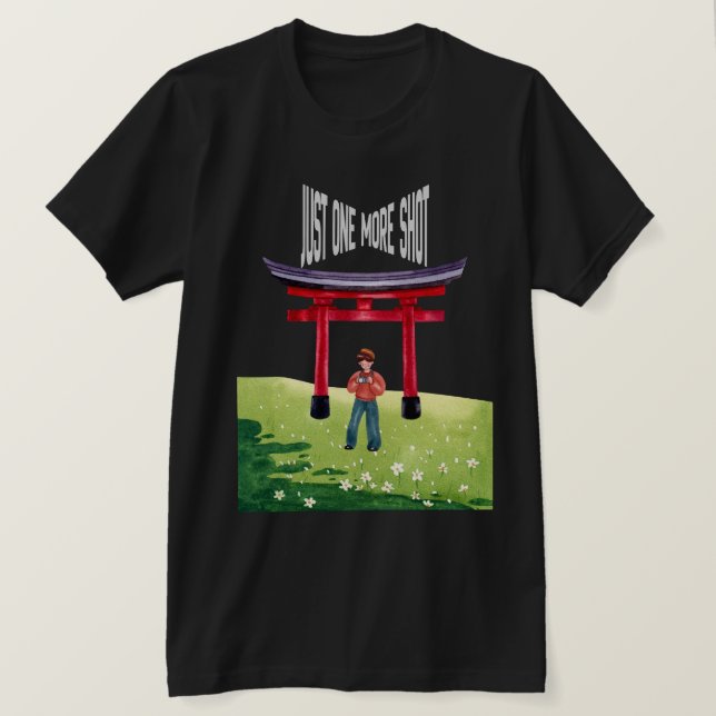 Camiseta Solo Un Disparo Más (Anverso del diseño)