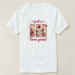 Camiseta Sólo un ganso de amor, Coqueta de ganso de San Val
