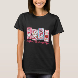 Camiseta Sólo un ganso de amor Gansos lindos de San Valentí