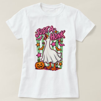 Camiseta Sólo Un Ganso Divertido Honk Halloween