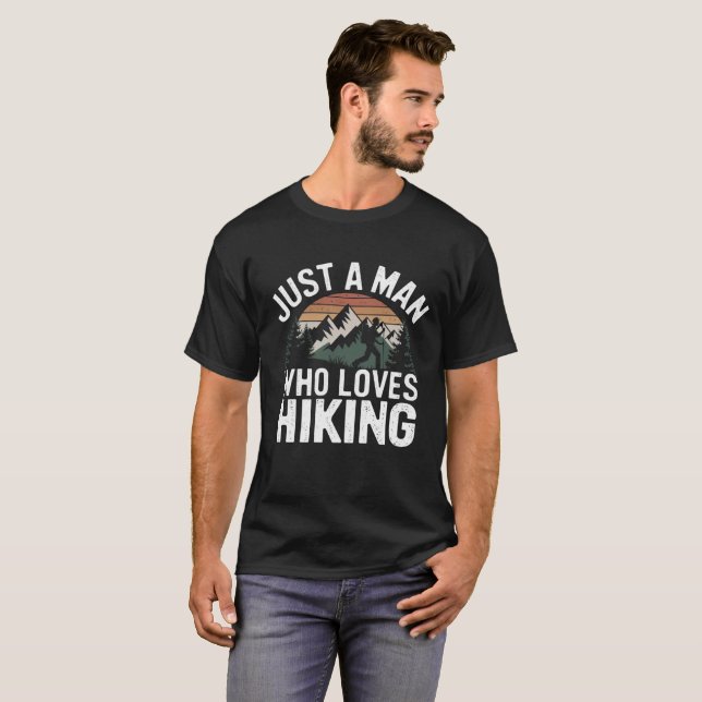 CAMISETA SÓLO UN HOMBRE QUE AMA EL CAMINO (Anverso completo)
