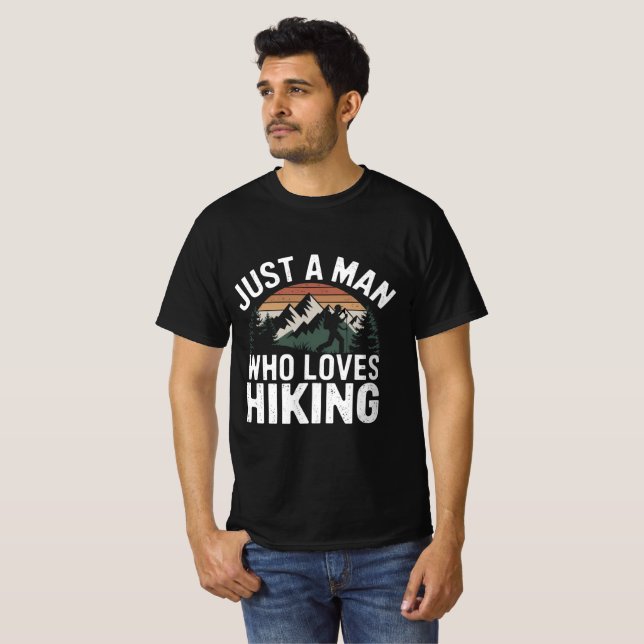 CAMISETA SÓLO UN HOMBRE QUE AMA EL CAMINO (Anverso completo)