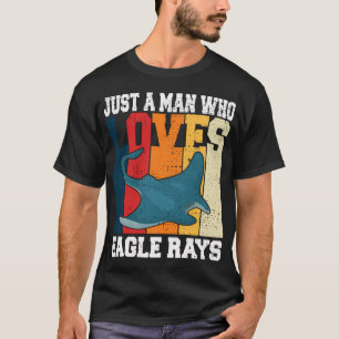 Camiseta Solo un hombre que ama las rayas águila