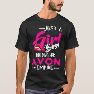 Camiseta Sólo un jefe Chica construyendo su imperio vanguar