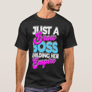 Camiseta Sólo un jefe de frente construyendo su estética im