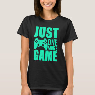 Camiseta Sólo un juego más de juego de videojuegos verde de