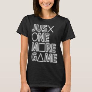 Camiseta Sólo un jugador de juego más controlador de consol