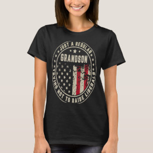 Camiseta Sólo Un Nieto Regular Tratando De No Criar A Estad