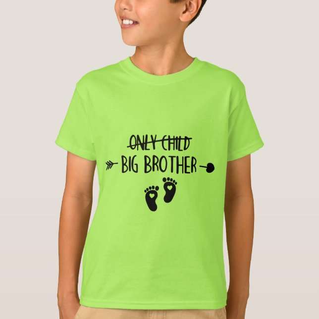 Camiseta Sólo un niño cruzado ahora Gran Hermano (Anverso)