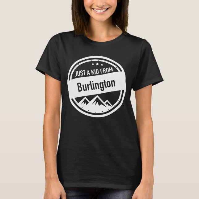 Camiseta Solo un niño de Burlington Iowa (Anverso)