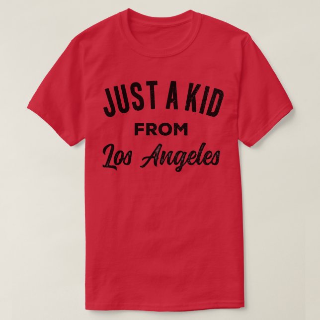 Camiseta Solo Un Niño De Los Ángeles Me Encanta El Califo H (Diseño del anverso)
