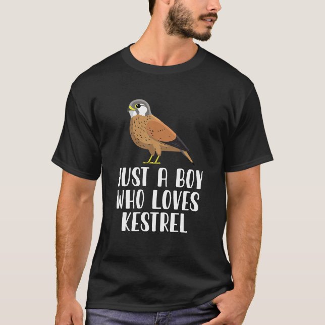 Camiseta Solo Un Niño Que Ama A Kestrel (Anverso)