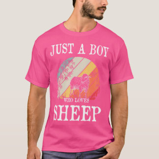 Camiseta Solo Un Niño Que Ama A La Oveja