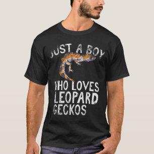Camiseta Solo Un Niño Que Ama A Leopard Geckos