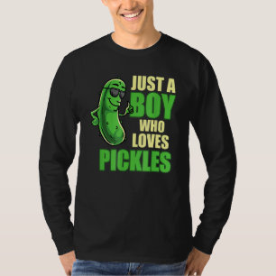 Camiseta Solo Un Niño Que Ama A Los Pickles