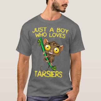 Camiseta Solo Un Niño Que Ama A Los Tarsiers