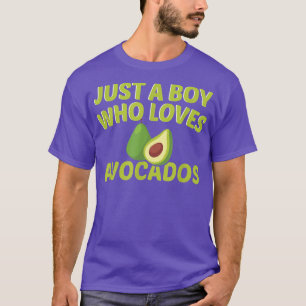 Camiseta Solo Un Niño Que Ama El Aguacate Funny