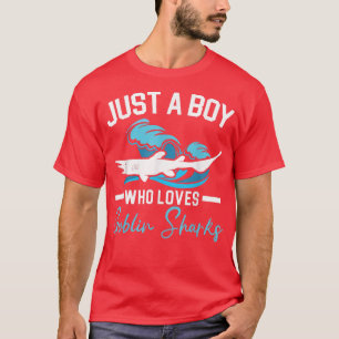 Camiseta Solo Un Niño Que Ama El Animal Marino De Los Tibur
