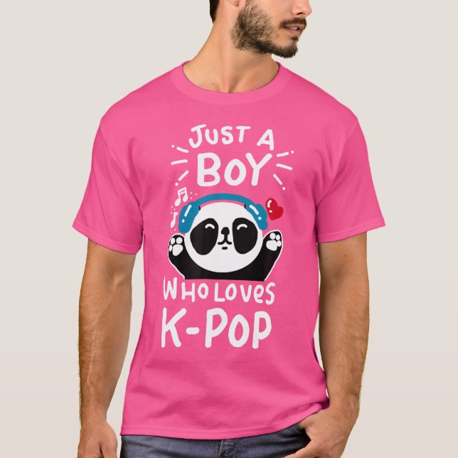 Camiseta Solo Un Niño Que Ama El Ataque De Camisas Kpop Pan (Anverso)