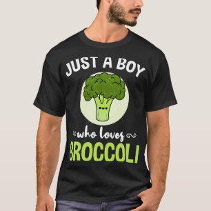 Camiseta Solo Un Niño Que Ama El Broccoli 2
