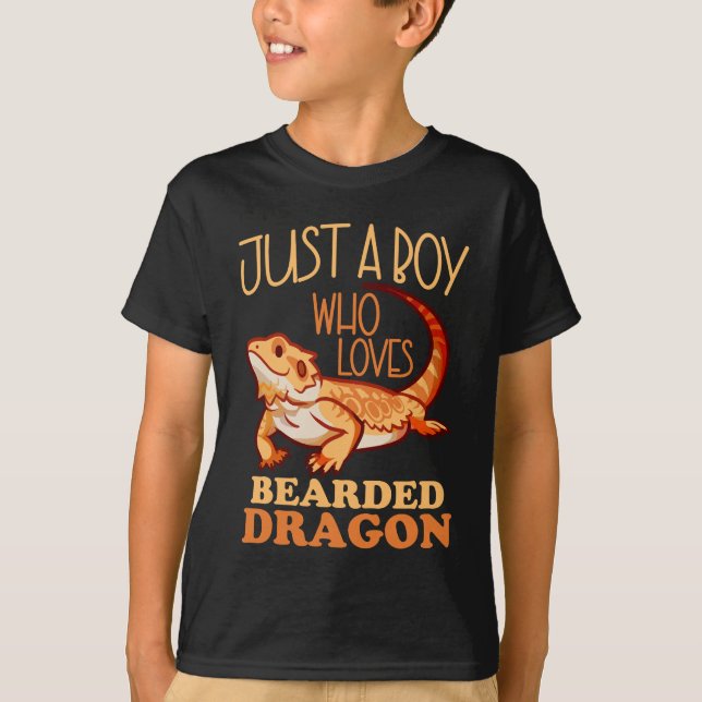 Camiseta Solo Un Niño Que Ama El Dragón Con Cabos (Anverso)