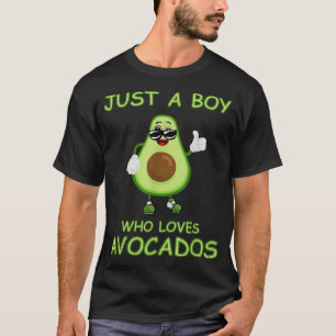 Camiseta Solo Un Niño Que Ama La Comida Vegan Funny De Abog