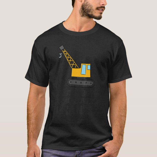 Camiseta Solo Un Niño Que Ama Las Grullas (Anverso)