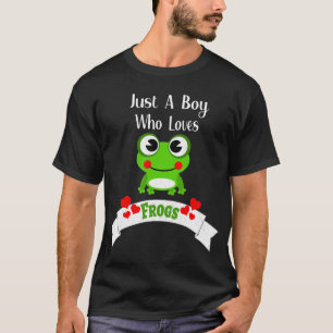 Camiseta Solo Un Niño Que Ama Las Ranas   Rana más guapa de