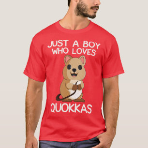 Camiseta Solo Un Niño Que Ama Quokkas