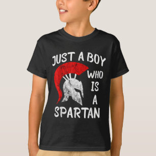 Camiseta Solo Un Niño Que Es Un Espartaco Espartaco Esparta