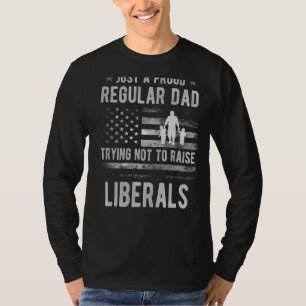 Camiseta Sólo Un Orgulloso Padre Regular Tratando De No Lev