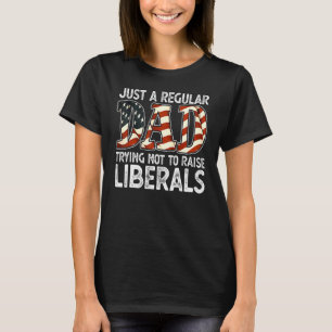 Camiseta Solo Un Padre Regular Intenta No Criar A Los Liber