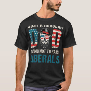 Camiseta Solo Un Padre Regular Intenta No Criar A Los Liber