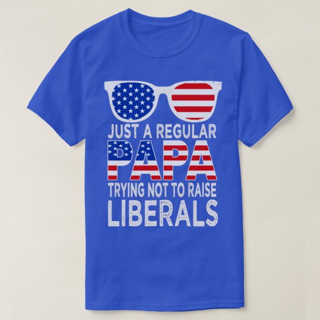 Camiseta solo un papá común tratando de no criar1 (Diseño del anverso)